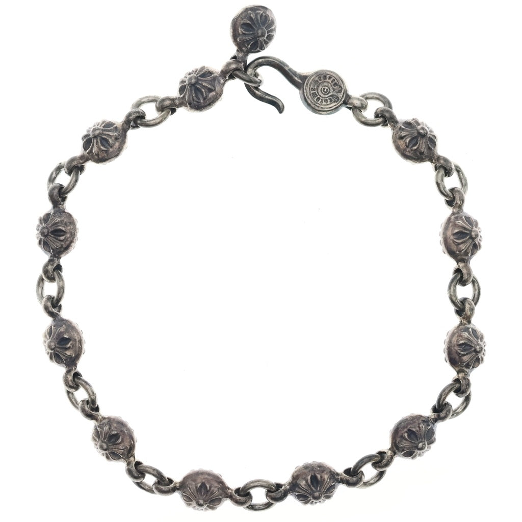 CHROME HEARTS(クロムハーツ) NO1 BALL #1クロスボールブレスレット シルバー BCA172