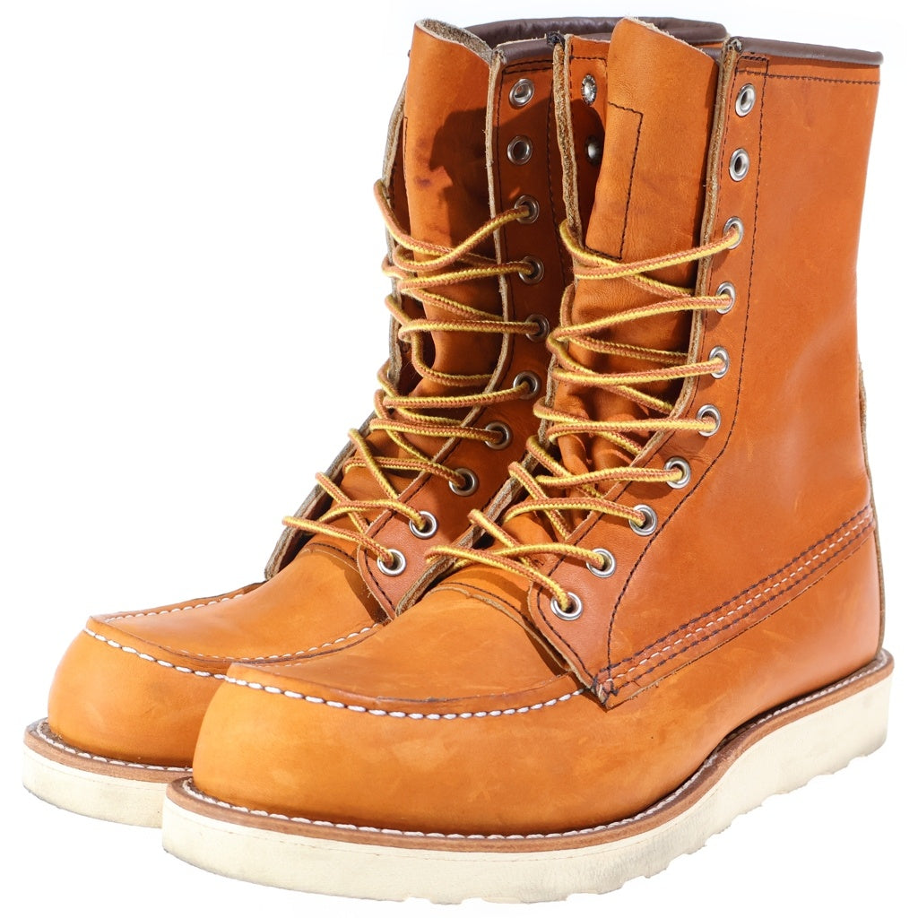 RED WING(レッド ウイング) 8-inch Classic Moc 8インチ クラシックモック レースアップ レザーブーツ ブラウン 877