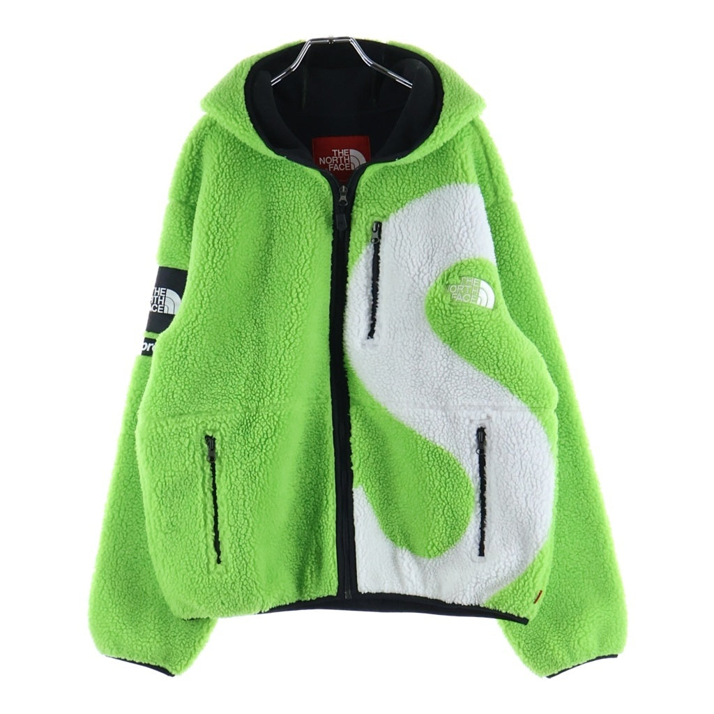 SUPREME(シュプリーム) 20AW ×THE NORTH FACE S Logo Hooded Fleece Jacket ノースフェイス Sロゴ フーデッドフリースジャケット グリーン NT62004I