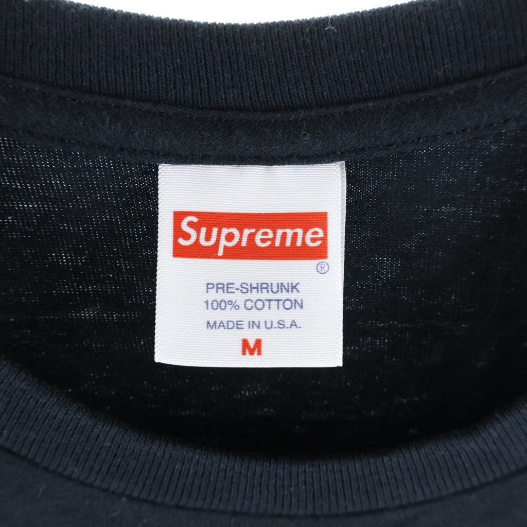 SUPREME(シュプリーム) 22SS Ralph Steadman Box Logo Tee ラルフステッドマン ボックスロゴTシャツ 半袖クルーネックカットソー ブラック