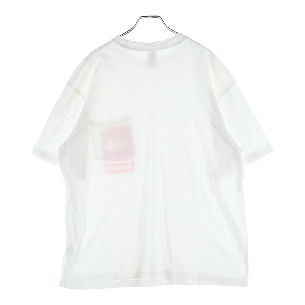 SUPREME(シュプリーム) 23SS ×THE NORTH FACE Printed Pocket Tee ノースフェイス ロゴプリント ポケットTシャツ 半袖クルーネックカットソー ホワイト NT02309I