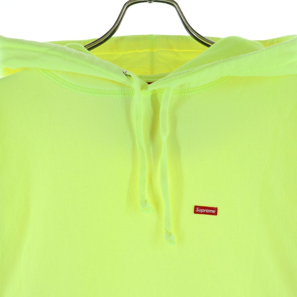 SUPREME(シュプリーム) 21SS Small Box Logo Hooded Sweatshirt スモールボックスロゴ プルオーバースウェットパーカー フーディー イエロー