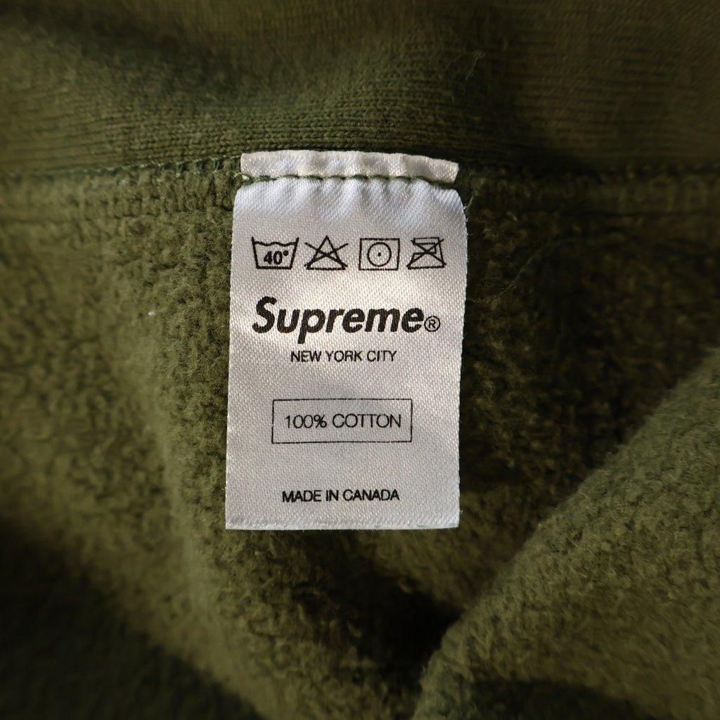 SUPREME(シュプリーム) Small Box Logo Crewneck スモールボックスロゴ クルーネックスウェットトレーナー カーキ