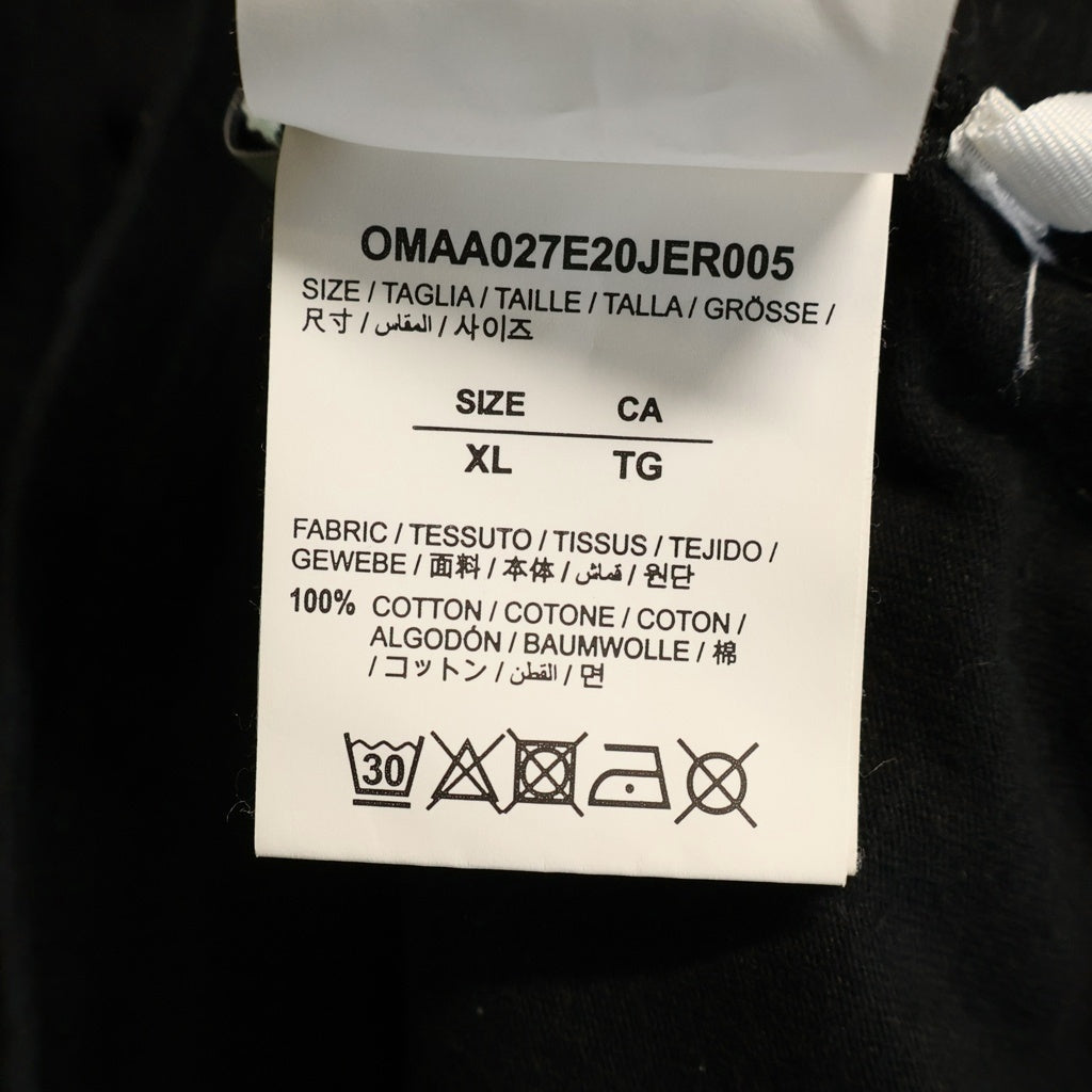 OFF-WHITE(オフホワイト) 20AW MARKER S/S TEE マーカー ロゴプリントTシャツ 半袖クルーネックカットソー ブラック OMAA027E20JER005