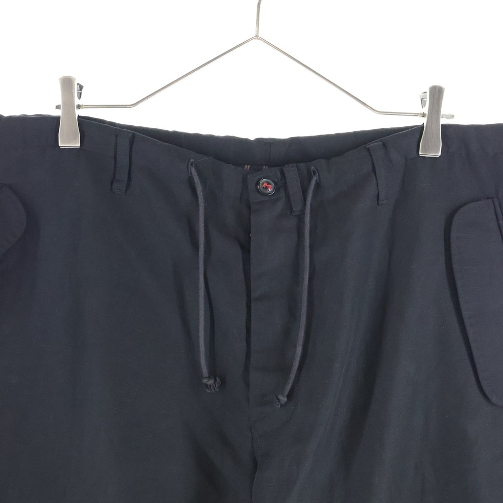 Maison Margiela(メゾンマルジェラ) 22AW レーヨン混 ストレートレッグ イージージョガーパンツ ブラック SI1KA0007 S53802