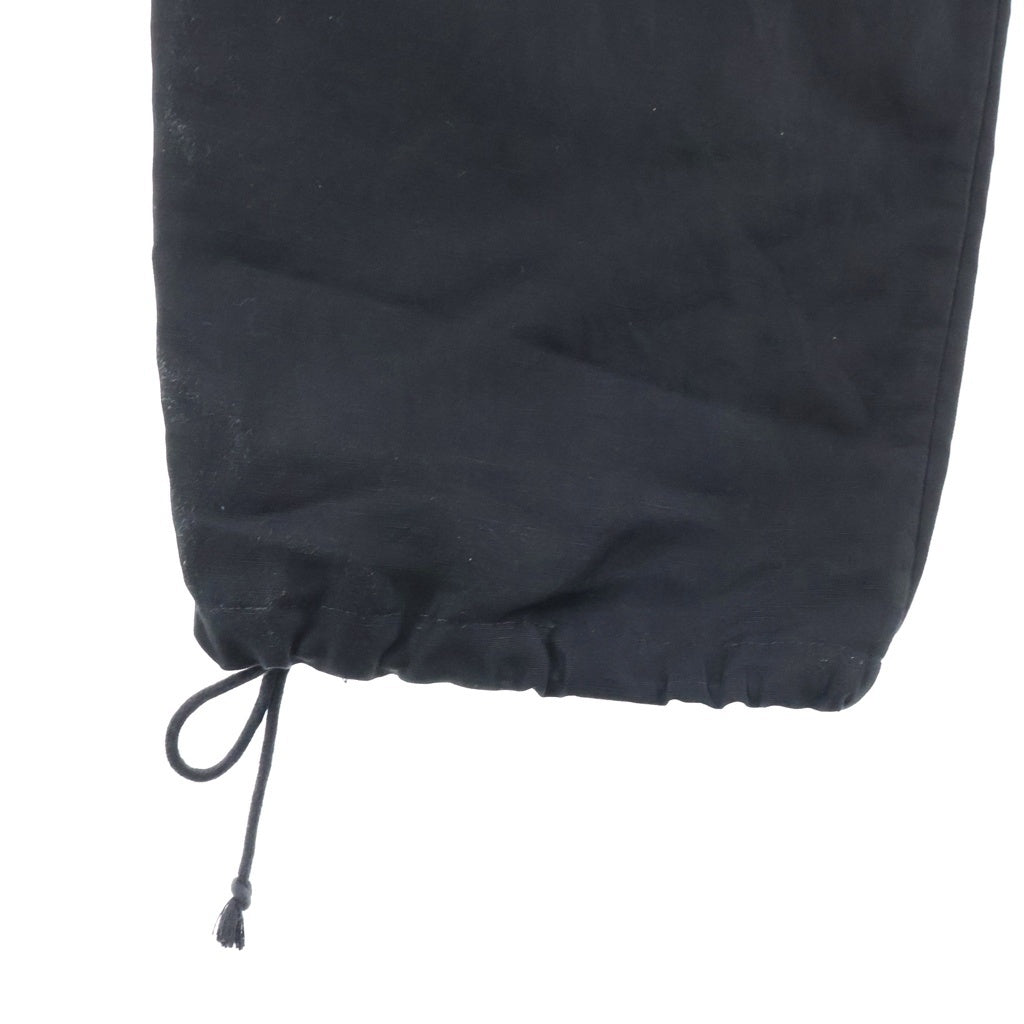 Maison Margiela(メゾンマルジェラ) 22AW レーヨン混 ストレートレッグ イージージョガーパンツ ブラック SI1KA0007 S53802