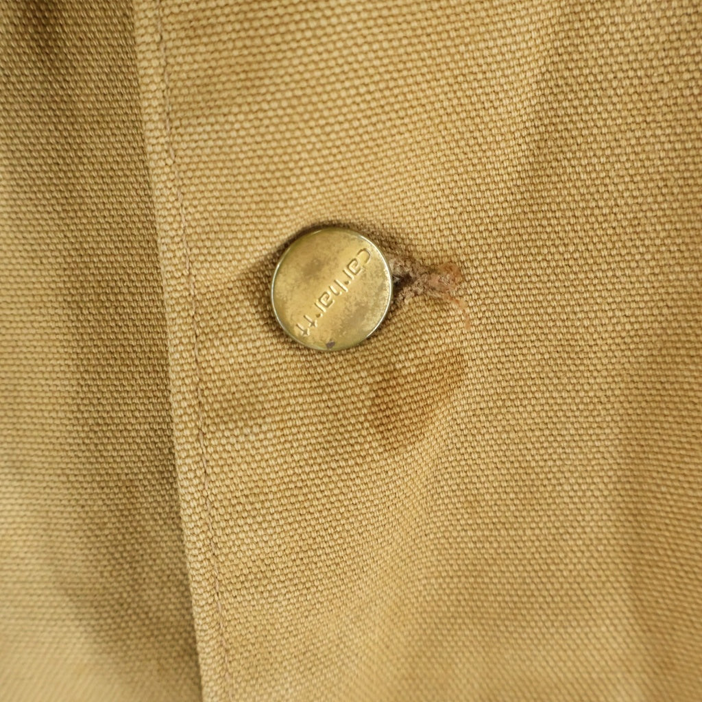 CARHARTT(カーハート) 80-90S VINTAGE MICHIGAN CHORE COAT ヴィンテージ ミシガンチョアコート 裏地ブランケット ダックカバーオール ブラウン