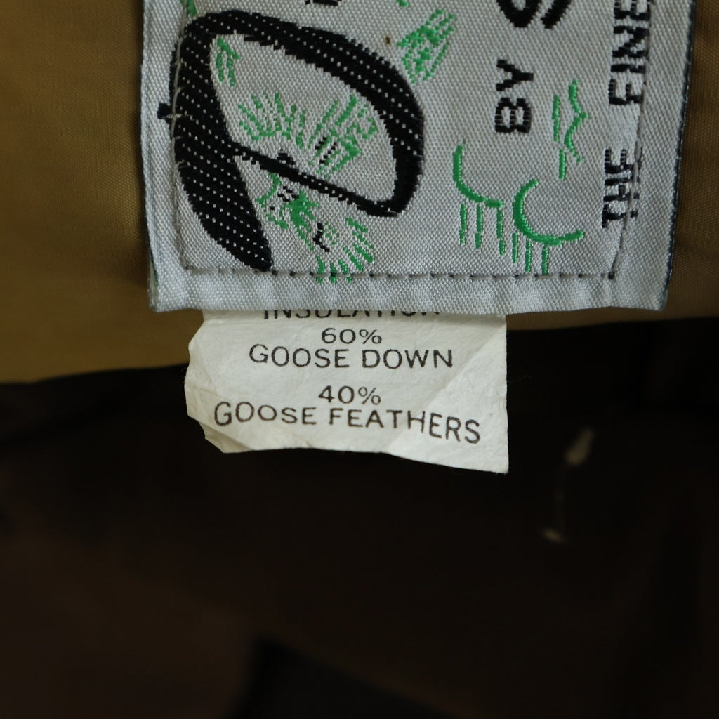 SCHOTT(ショット) 80S VINTAGE GOOSE DOWN JAKCET ヴィンテージ USA製 ヨークレザー グースダウンジャケット ブラウン