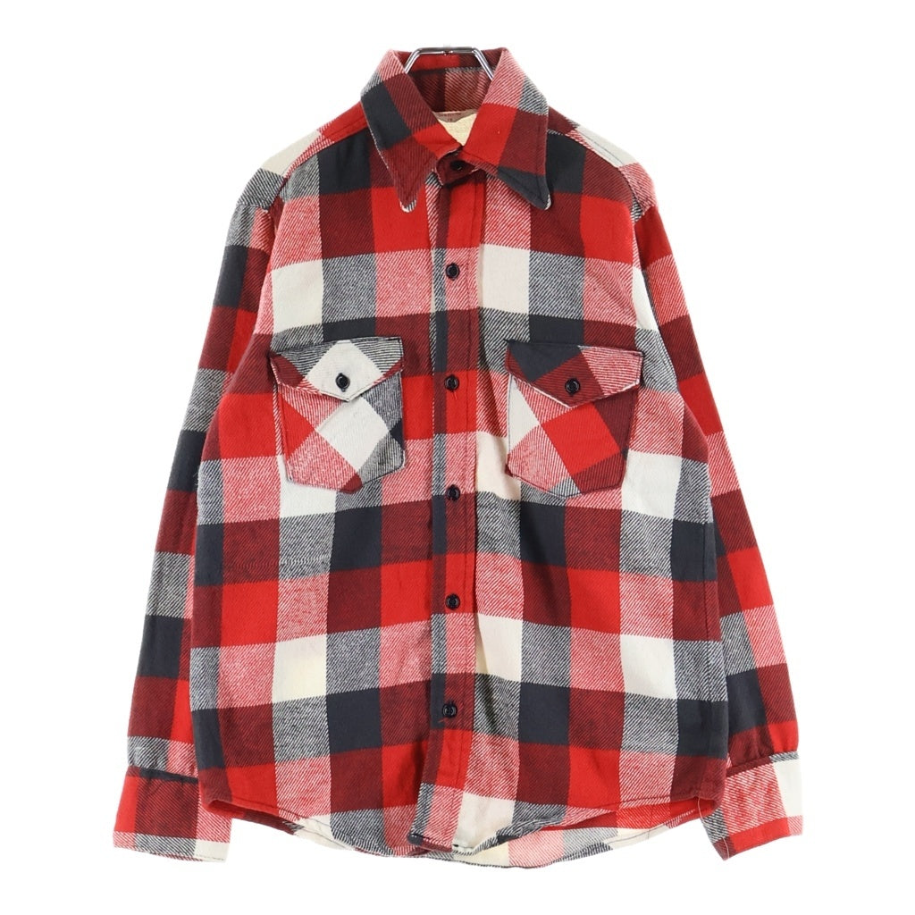 VINTAGE(ヴィンテージ) 60S VINTAGE FROSTROOF L/S HEAVY NEL-SHIRT ヴィンテージ チェック柄 長袖ヘビーネルシャツ レッド/ホワイト/ブラック