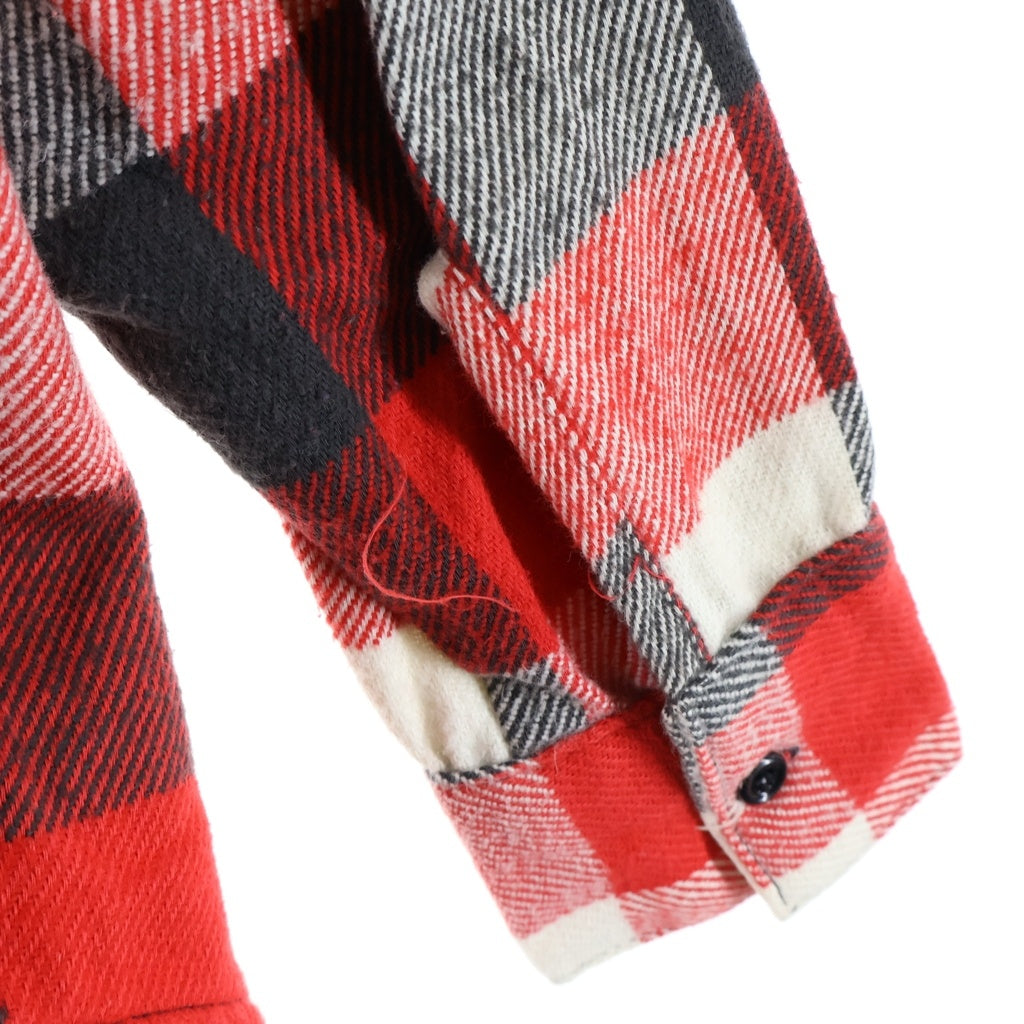 VINTAGE(ヴィンテージ) 60S VINTAGE FROSTROOF L/S HEAVY NEL-SHIRT ヴィンテージ チェック柄 長袖ヘビーネルシャツ レッド/ホワイト/ブラック