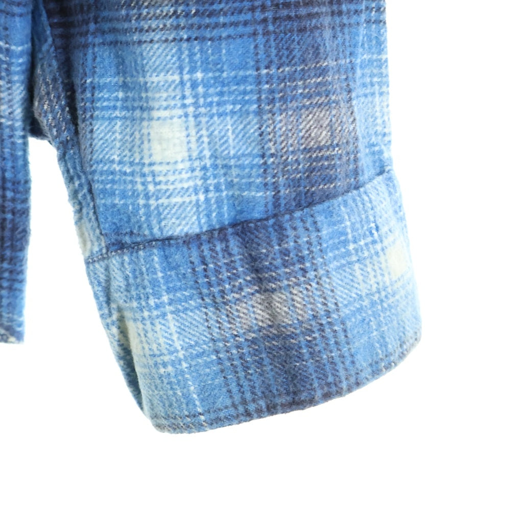 VINTAGE(ヴィンテージ) 60S VINTAGE CUSTOM TAILORED L/S PRINT FLANNEL SHIRT ヴィンテージ チェック柄 長袖プリネルシャツ ブルー