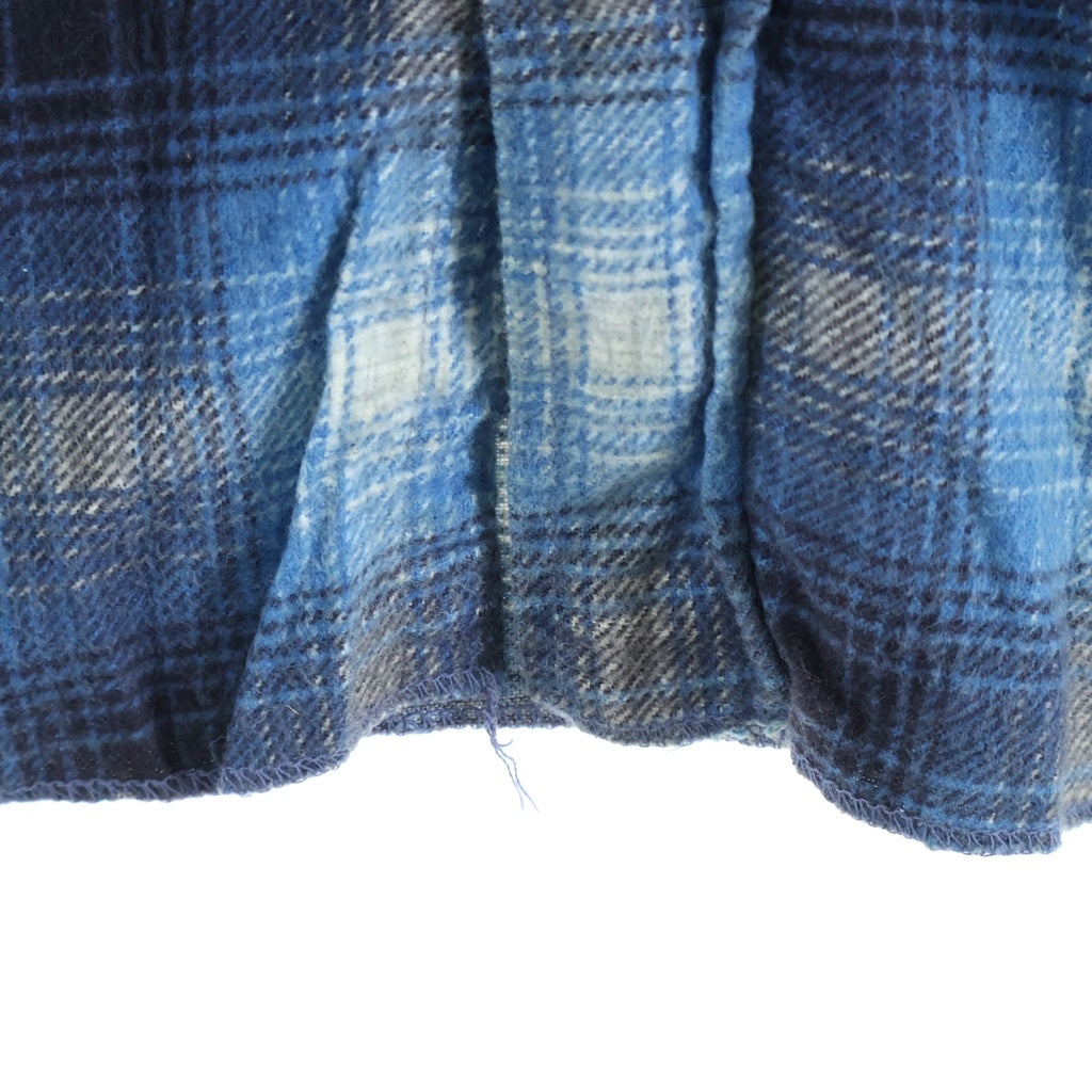 VINTAGE(ヴィンテージ) 60S VINTAGE CUSTOM TAILORED L/S PRINT FLANNEL SHIRT ヴィンテージ チェック柄 長袖プリネルシャツ ブルー
