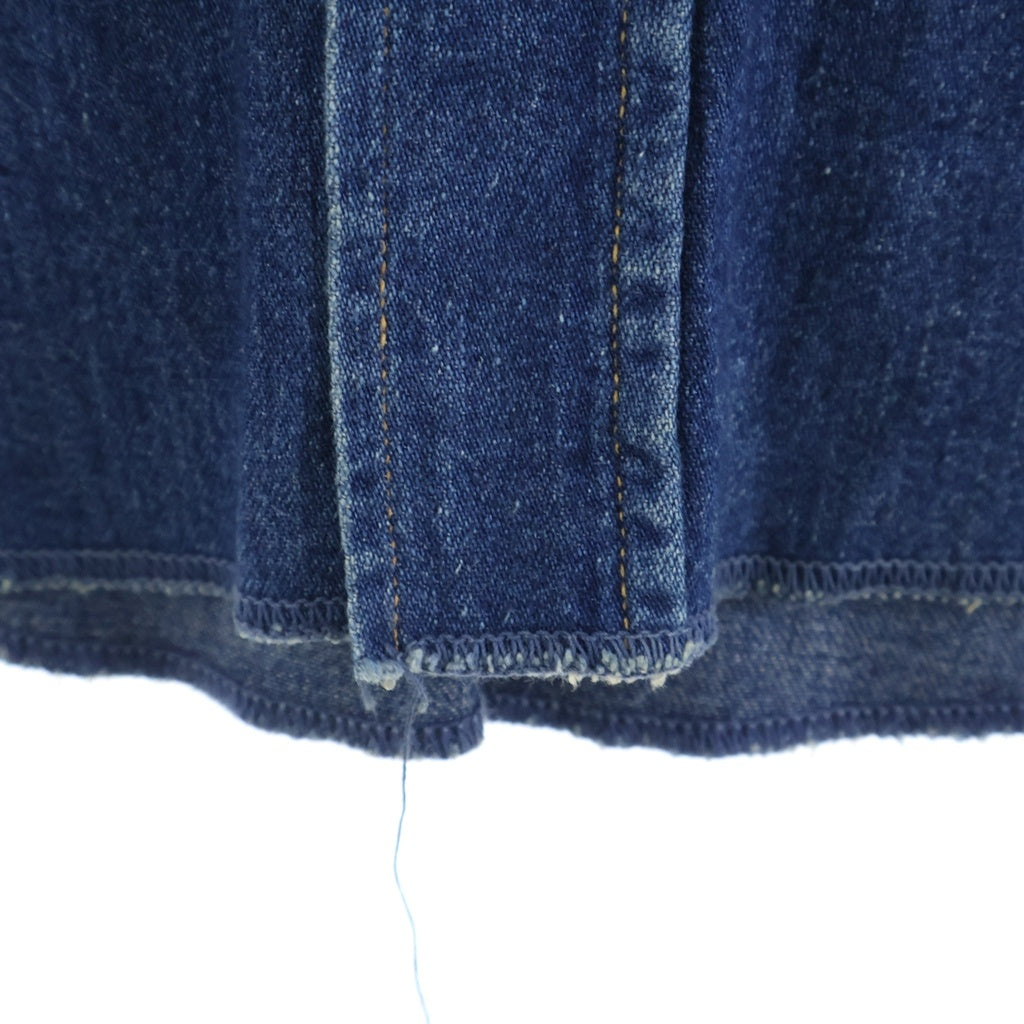 Wrangler(ラングラー) 50S VINTAGE 27-MW DENIM WESTERN SHIRT ヴィンテージ 縦ベルタグ 長袖デニムウェスタンシャツ インディゴ