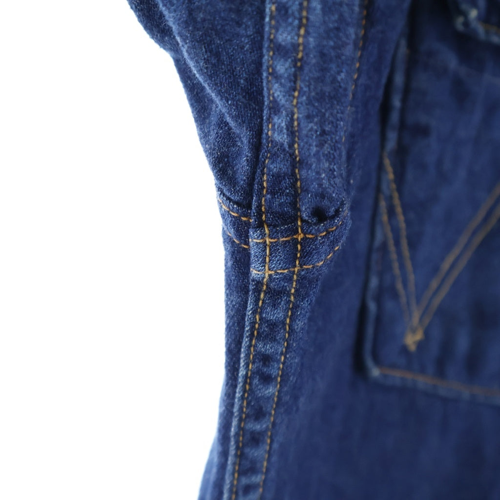 Wrangler(ラングラー) 50S VINTAGE 27-MW DENIM WESTERN SHIRT ヴィンテージ 縦ベルタグ 長袖デニムウェスタンシャツ インディゴ