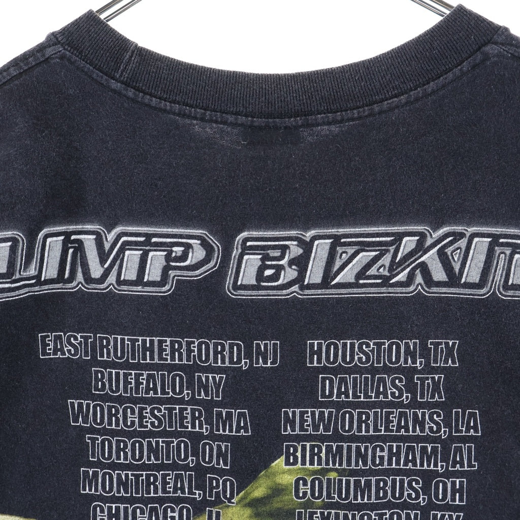 VINTAGE(ヴィンテージ) 00S VINTAGE LIMP BIZKIT CHOCOLATE STARFISH AND THE HOTDOG FLAVORED WATER リンプビズキット ヴィンテージTシャツ 半袖カットソー ブラック