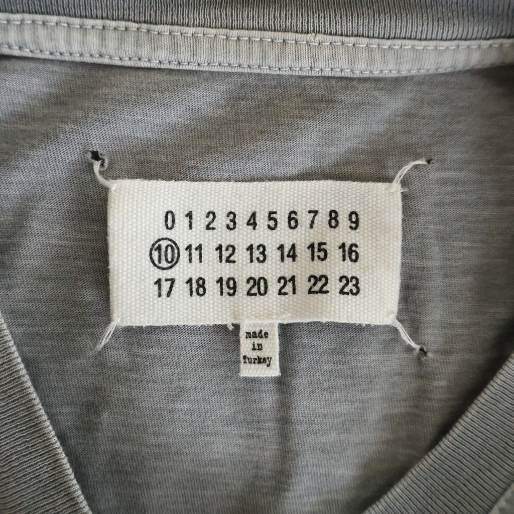 Maison Margiela(メゾンマルジェラ) 20AW ガーメントダイ クルーネック 半袖Tシャツ カットソー グレー S50GC0608 S23616