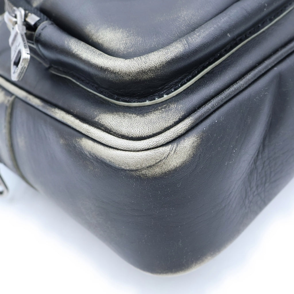 ADSB ANDERSSON BELL(アンダースンベル) BUTTERFLY BAG ヴィンテージ加工 バタフライ ショルダーバッグ ブラック AN26SSBAOT00002501 レディース