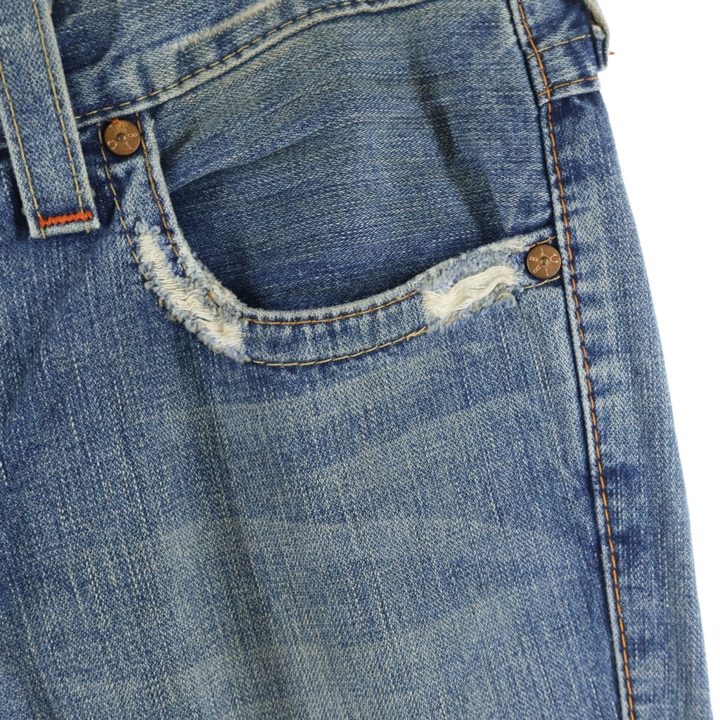 TRUE RELIGION(トゥルーレリジョン) JOEY ジョーイ コットン フレア ブーツカットデニムパンツ インディゴ 25764