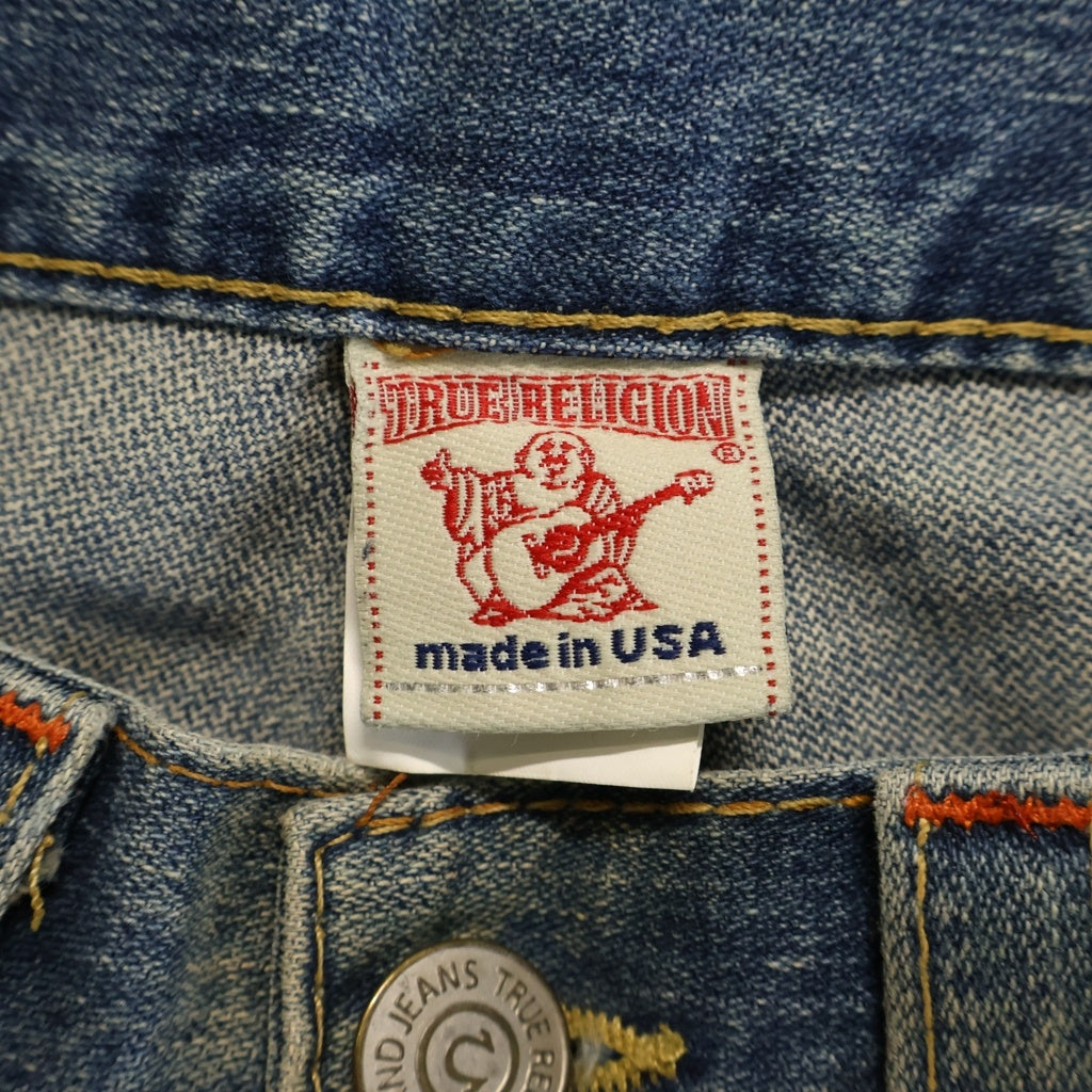 TRUE RELIGION(トゥルーレリジョン) JOEY ジョーイ コットン フレア ブーツカットデニムパンツ インディゴ 25764