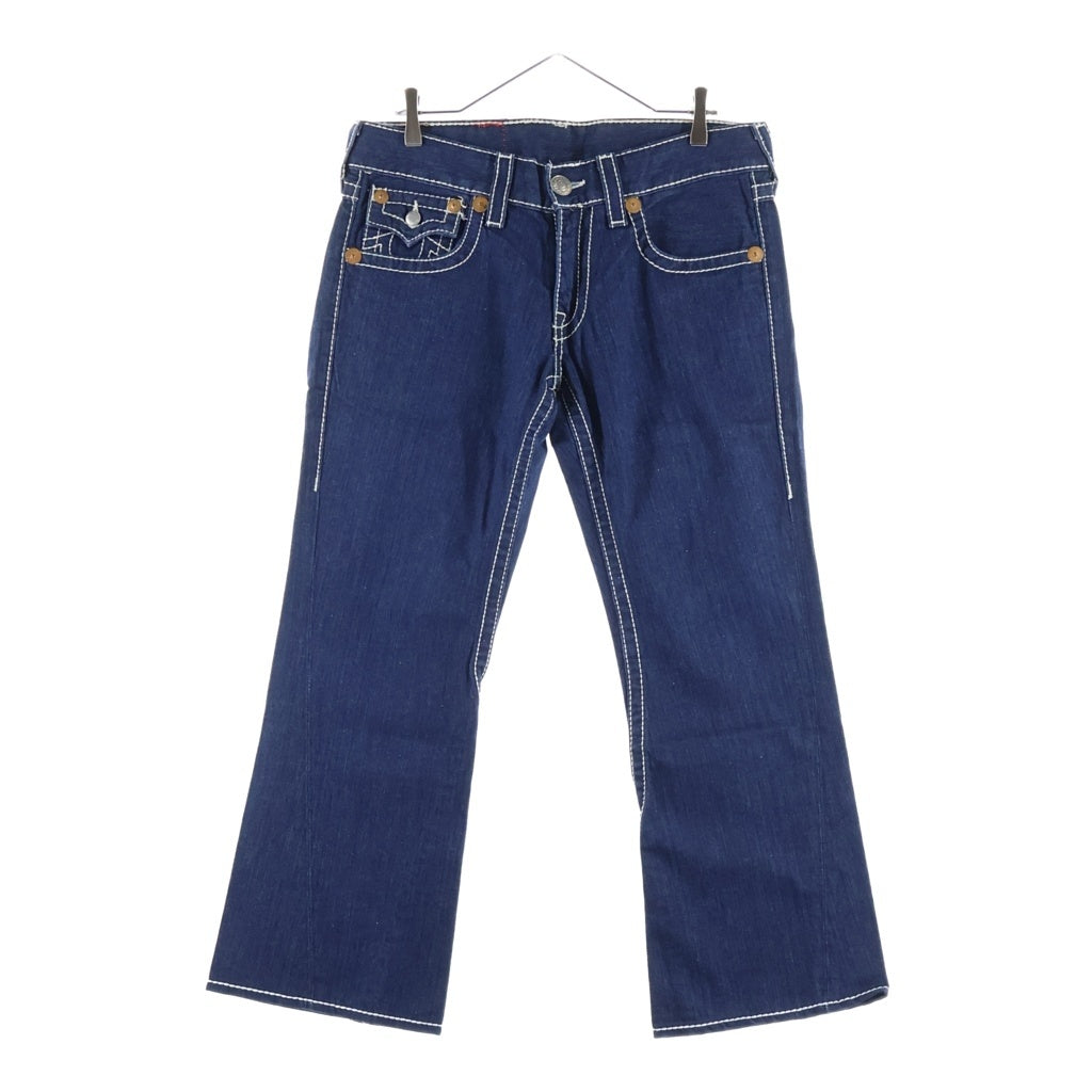 TRUE RELIGION(トゥルーレリジョン) JOEY BIG T ジョーイ コットン フレア ブーツカットデニムパンツ インディゴ 28993