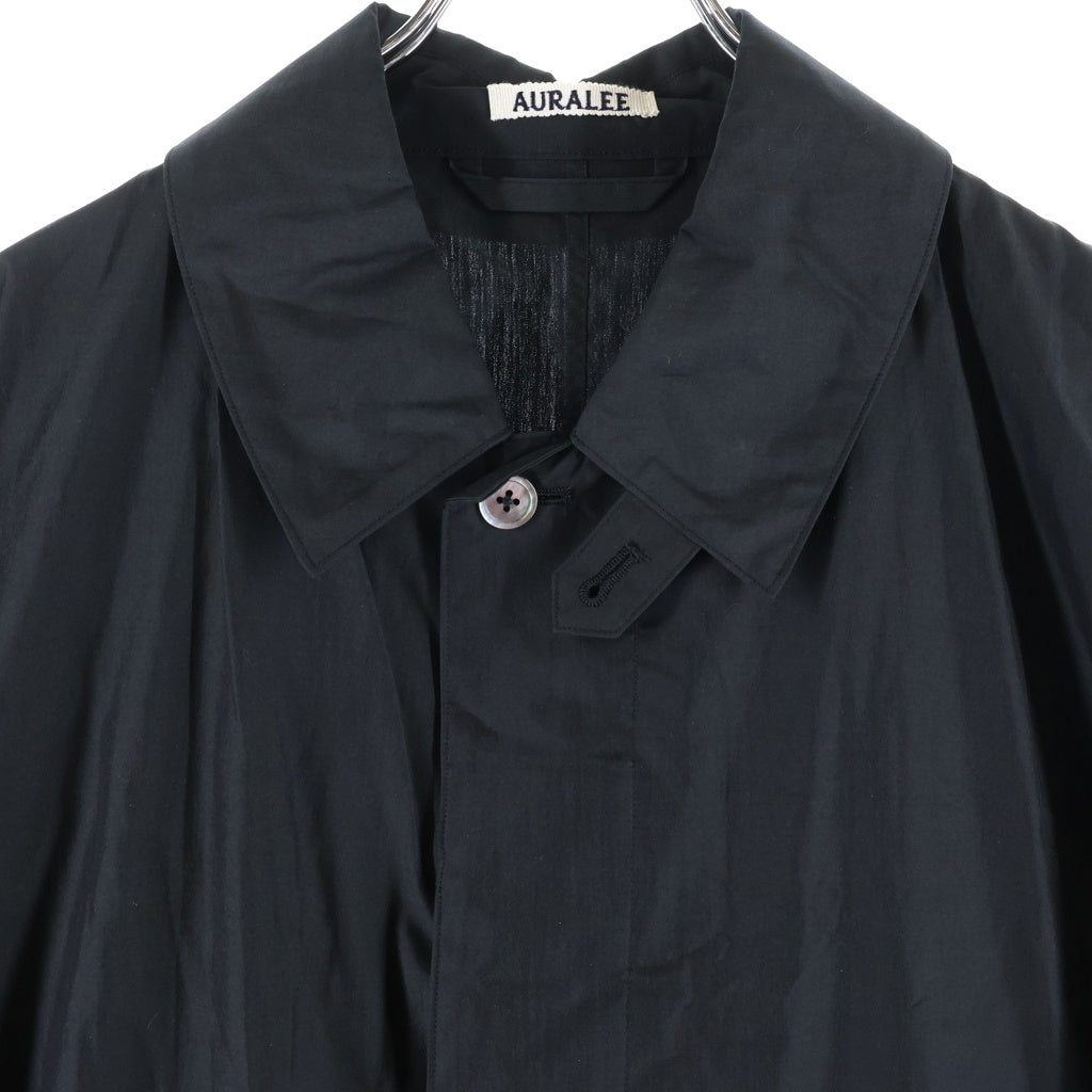 AURALEE(オーラリー) 17SS ×BEAMS Light Weight Coat ビームス ライトウェイトコート ブラック A7SC01BM
