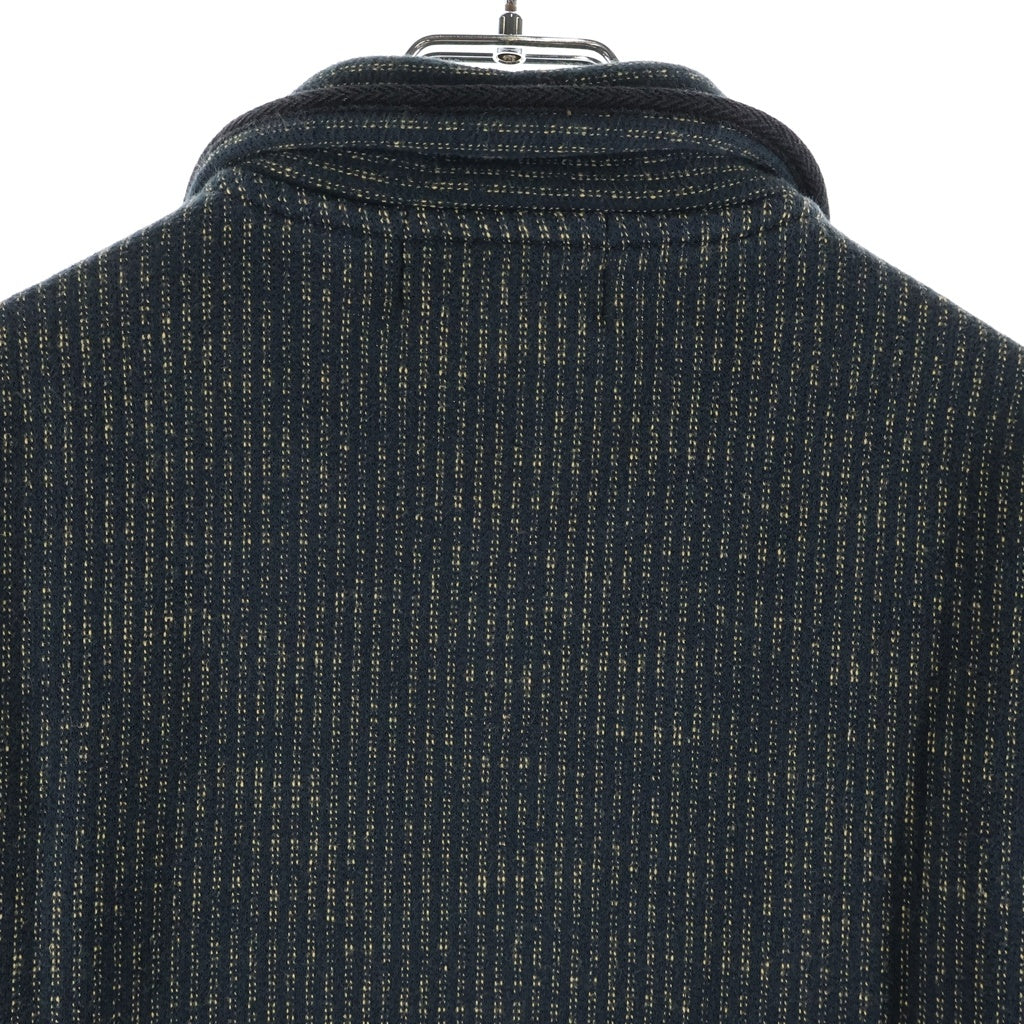 RRL(ダブルアールエル) ニットフリース ジャガード ジャケット ブラック