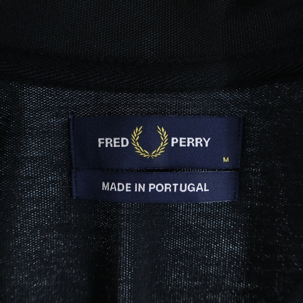 FRED PERRY(フレッドペリー) Contrast Tape Track Jacket コントラストテープ トラックジャケット ブラック J5557
