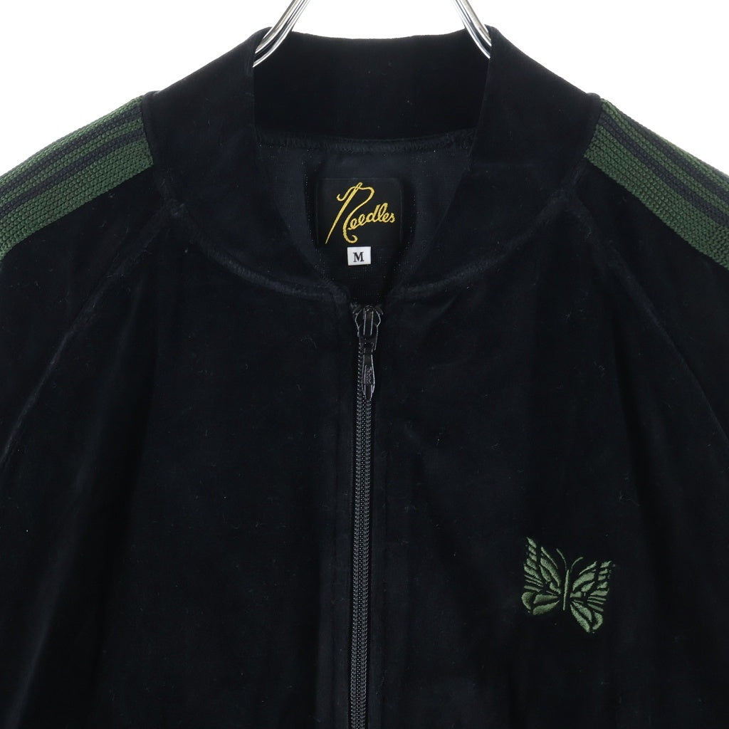 Needles(ニードルス) R.C. Track Jacket ベロア トラックジャケット ブラック PU278