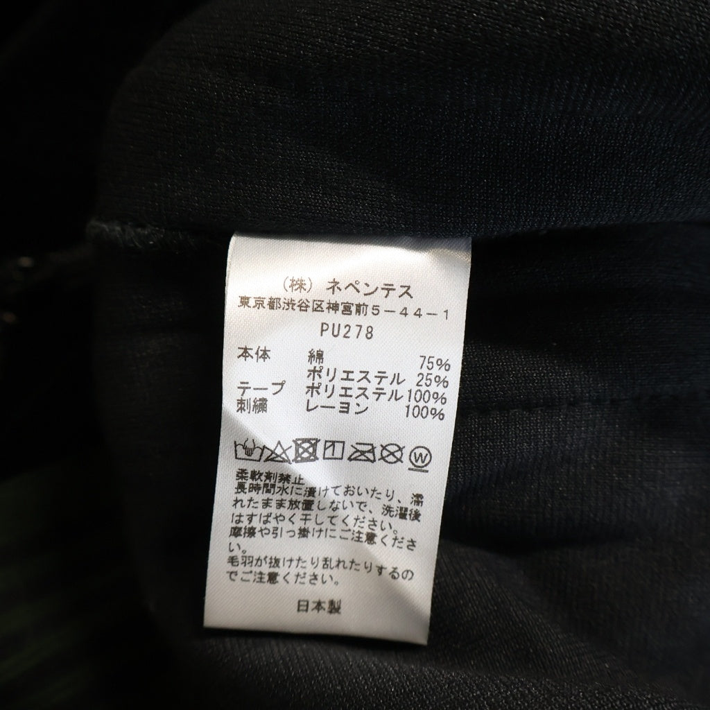 Needles(ニードルス) R.C. Track Jacket ベロア トラックジャケット ブラック PU278