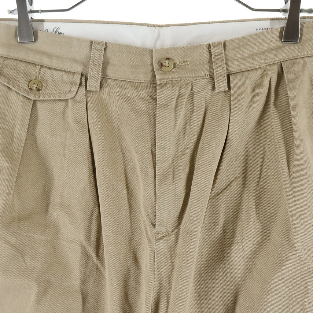 POLO RALPH LAUREN(ポロラルフローレン) BEAMS別注 THE BIG CHINO ビッグチノ ショートパンツ ベージュ