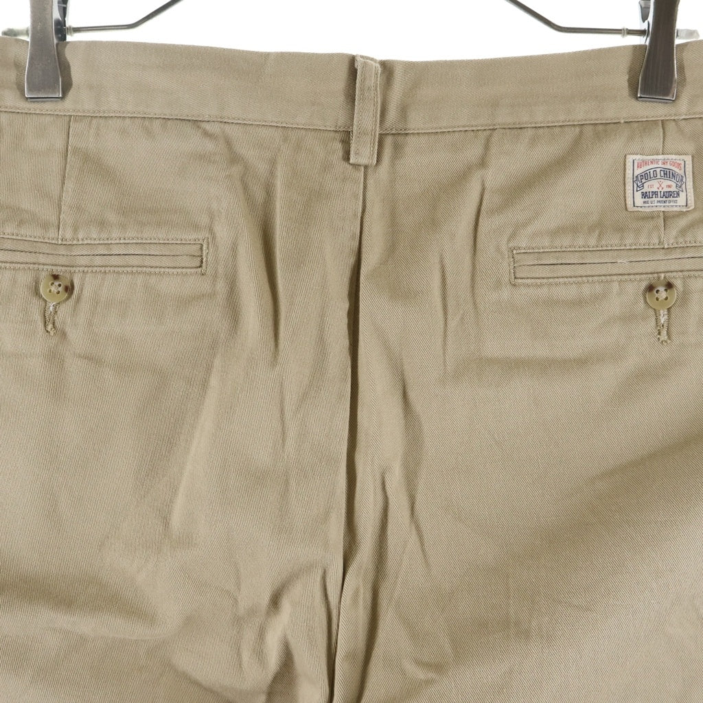 POLO RALPH LAUREN(ポロラルフローレン) BEAMS別注 THE BIG CHINO ビッグチノ ショートパンツ ベージュ