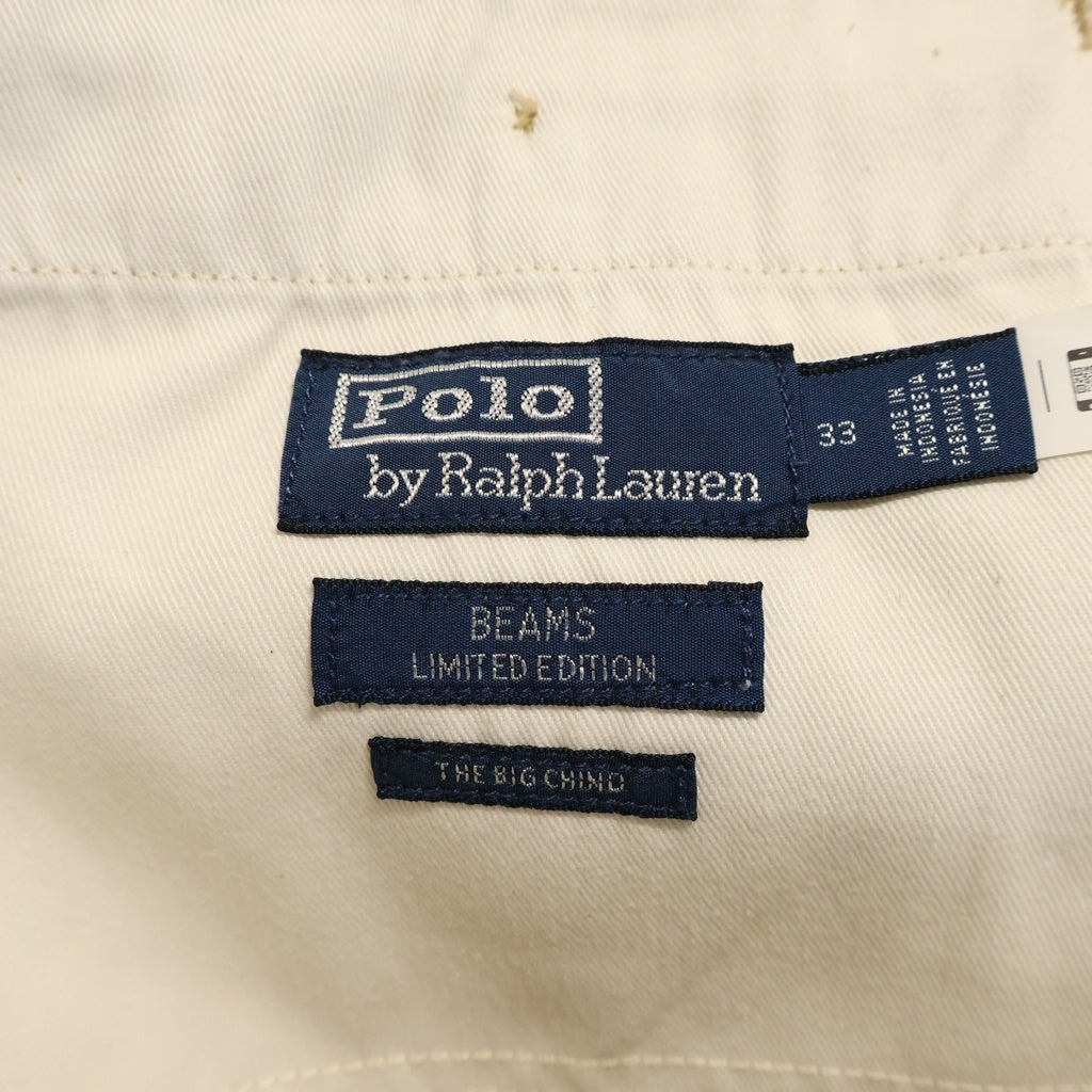 POLO RALPH LAUREN(ポロラルフローレン) BEAMS別注 THE BIG CHINO ビッグチノ ショートパンツ ベージュ