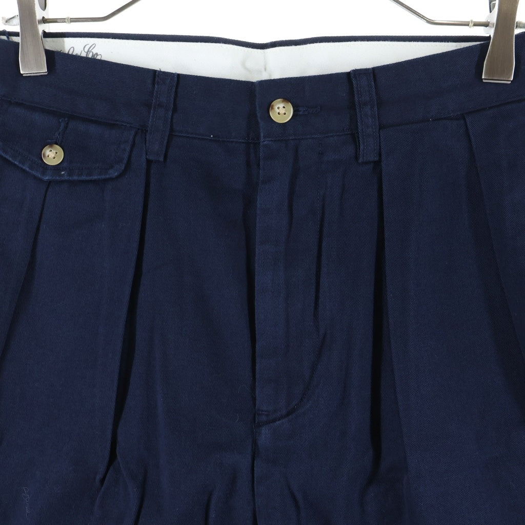 POLO RALPH LAUREN(ポロラルフローレン) BEAMS別注 THE BIG CHINO ビッグチノ ショートパンツ ネイビー