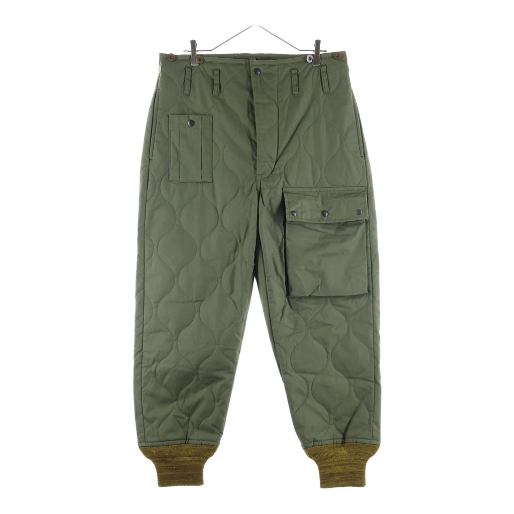 NIGEL CABOURN(ナイジェルケーボン) ×J.S HOMESTEAD QUILT LINER PT JSホームステッド キルティング ライナー パンツ カーキ 8035-00-50500