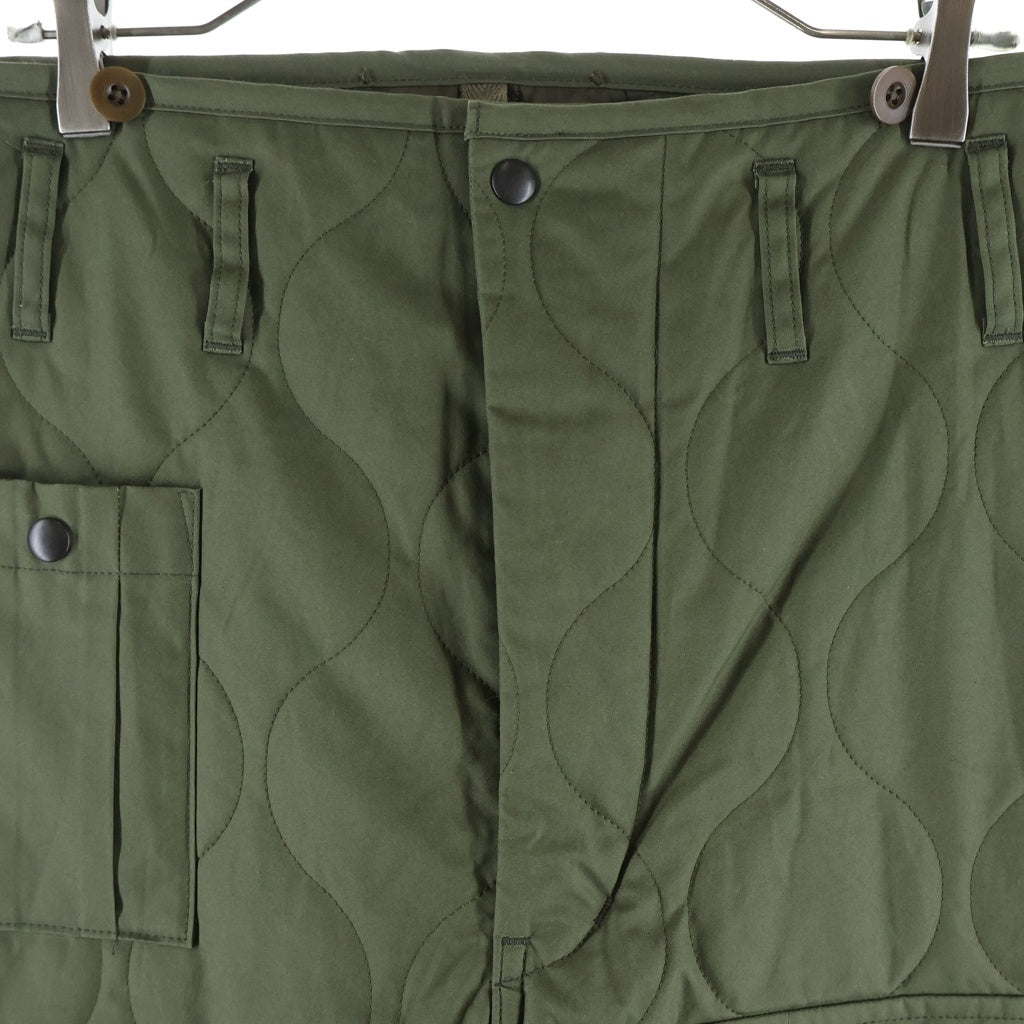 NIGEL CABOURN(ナイジェルケーボン) ×J.S HOMESTEAD QUILT LINER PT JSホームステッド キルティング ライナー パンツ カーキ 8035-00-50500