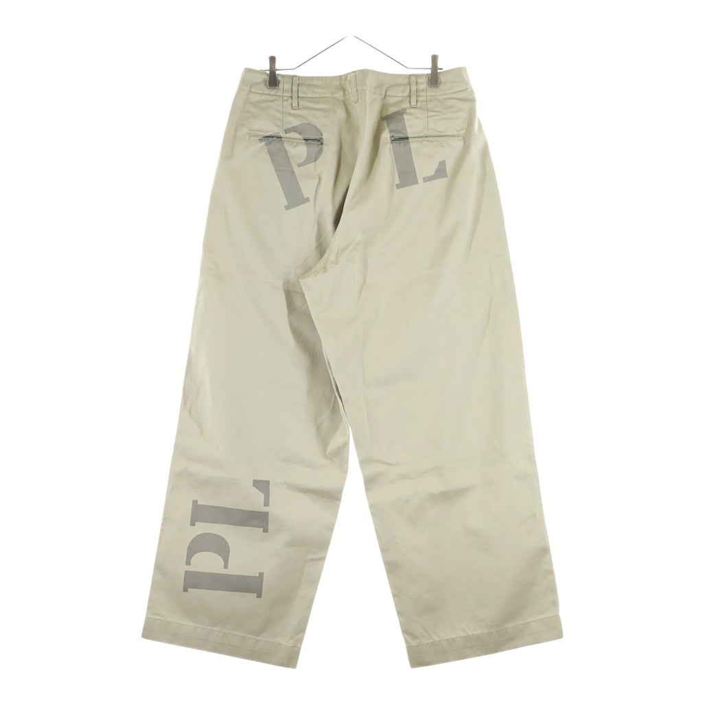 Buzz Rickson's(バズリクソンズ) ×INSCRIRE ×BEAMS アンスクリア ビームス 日本製 ボタンフライ ステンシルチノパンツ ベージュ 11-23-0283-086