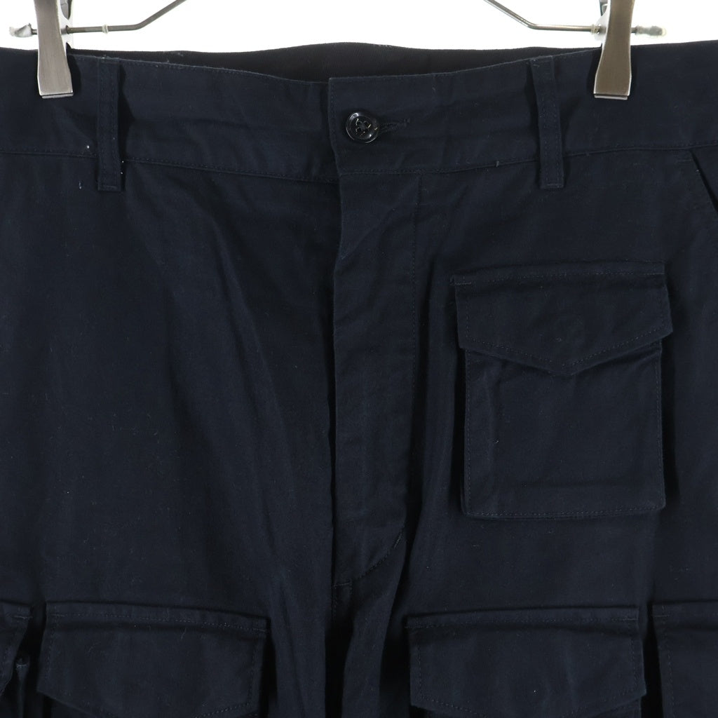 Engineered Garments(エンジニアド ガーメンツ) FA PANT-COTTON BRUSHED HB エフエーパンツコットンブラッシュドエイチビー ミリタリーカーゴ ブラック PS317
