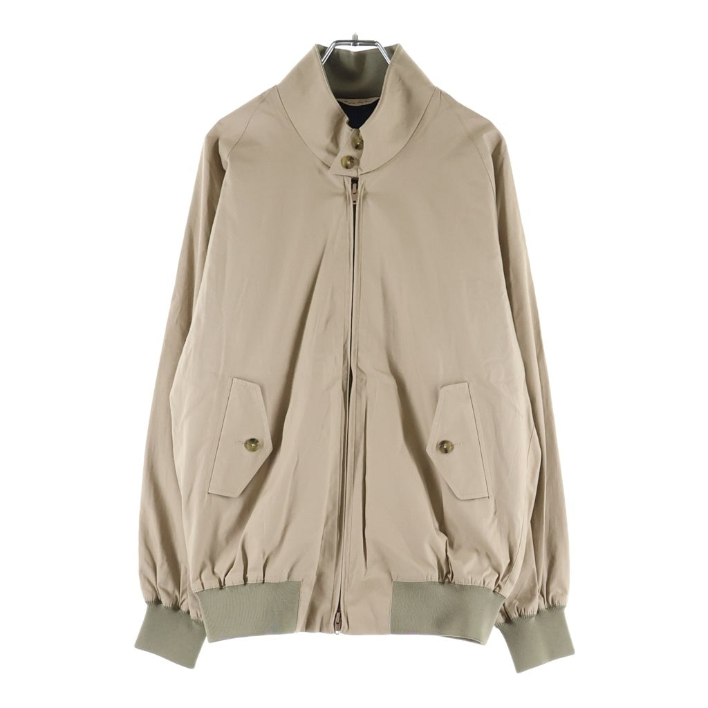 BARACUTA(バラクータ) ×BEAMS G9 Classic Model ジーナインクラシックモデル モックネックジップアップブルゾン ライナーチェック ベージュ BRCPS0598
