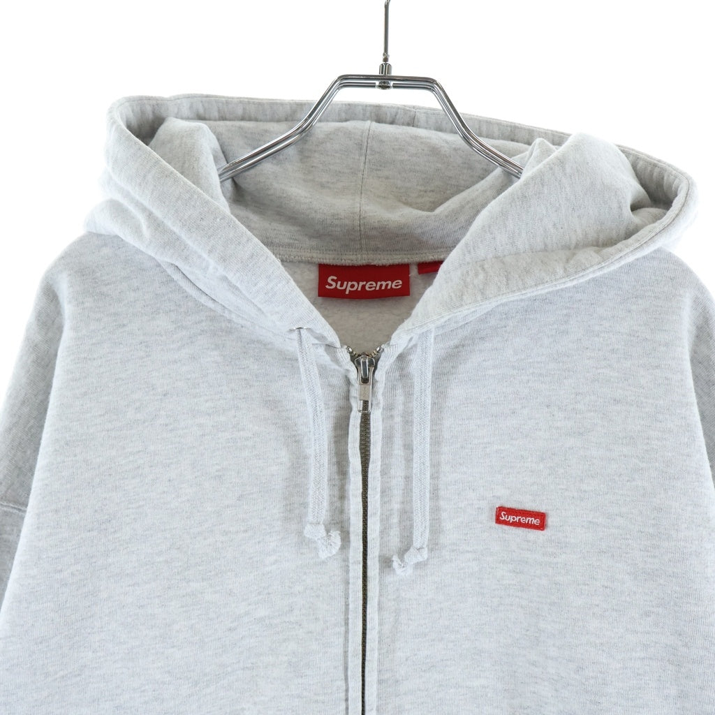 SUPREME(シュプリーム) 26SS Small Box Zip Up Hooded Sweatshirt スモールボックスロゴ ジップアップフーデッドスウェットシャツ パーカー グレー