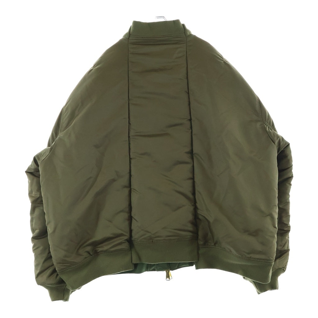 VETEMENTS(ヴェトモン) ×Alpha Industries アルファインダストリーズ リバーシブル MA-1 ボンバージャケット カーキ UH76BO450GO