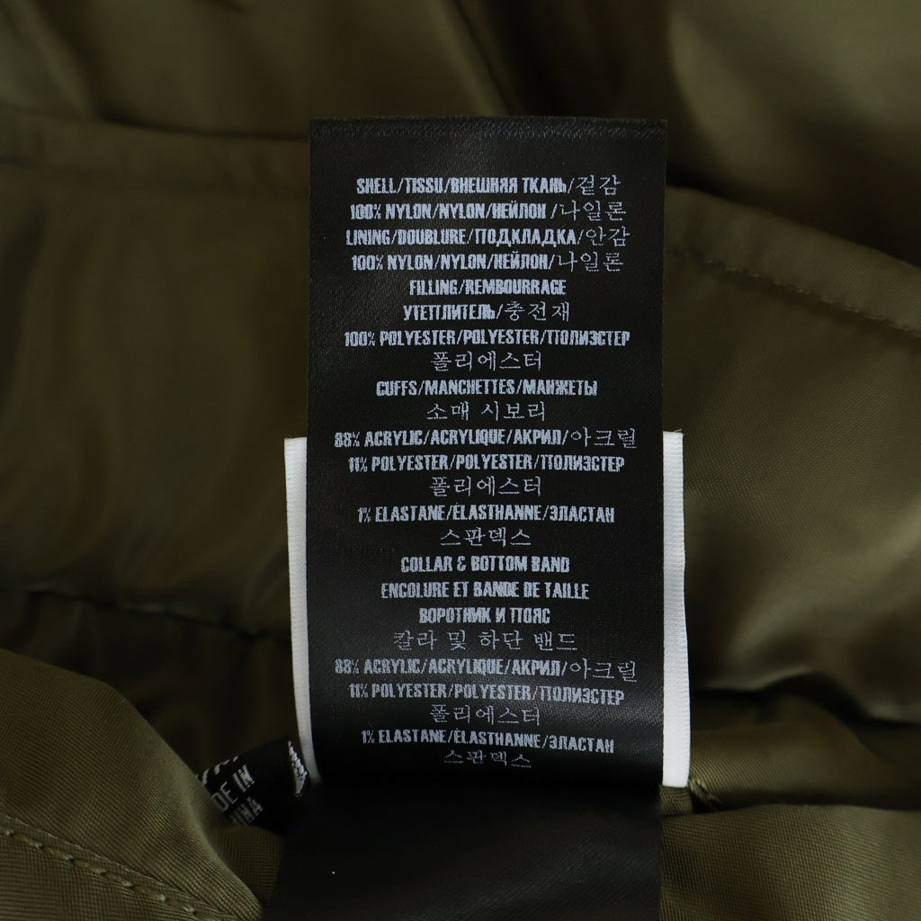 VETEMENTS(ヴェトモン) ×Alpha Industries アルファインダストリーズ リバーシブル MA-1 ボンバージャケット カーキ UH76BO450GO