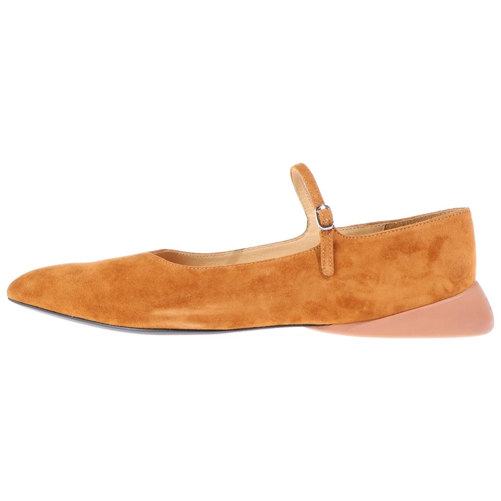 MAISON MIHARAYASUHIRO(メゾンミハラヤスヒロ) 26AW JANE SUEDE STRAP POINTED SHOES ジェーン ストラップ ポインテッドトゥ スエードパンプス レディース ブラウン B17FW717