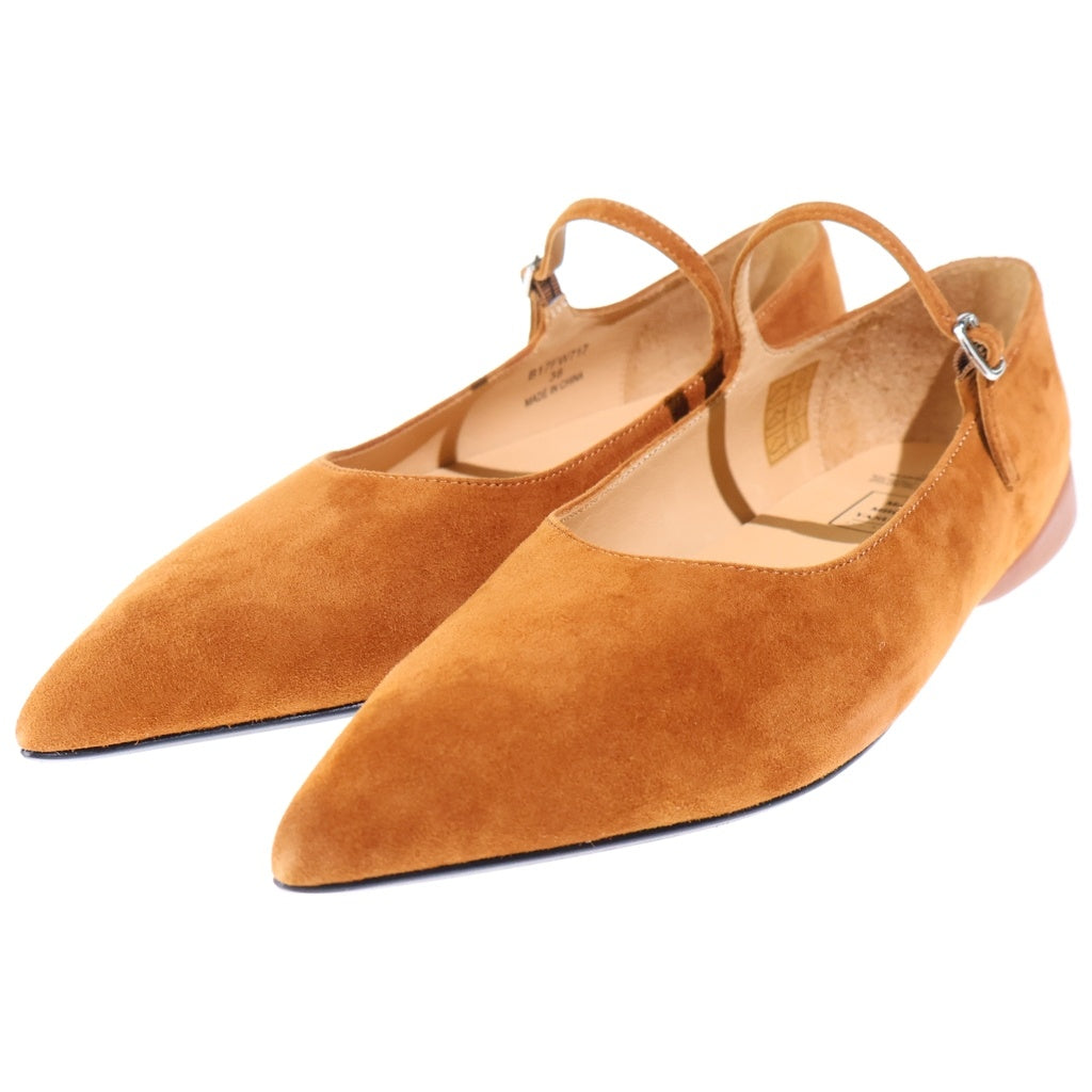 MAISON MIHARAYASUHIRO(メゾンミハラヤスヒロ) 26AW JANE SUEDE STRAP POINTED SHOES ジェーン ストラップ ポインテッドトゥ スエードパンプス レディース ブラウン B17FW717