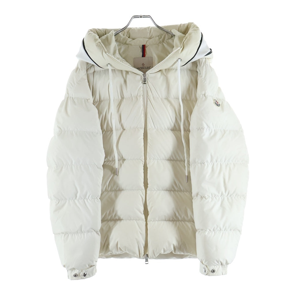 MONCLER(モンクレール) 24AW CARDERE ロゴデザイン フーデッド ダウンジャケット ホワイト J20911A00207
