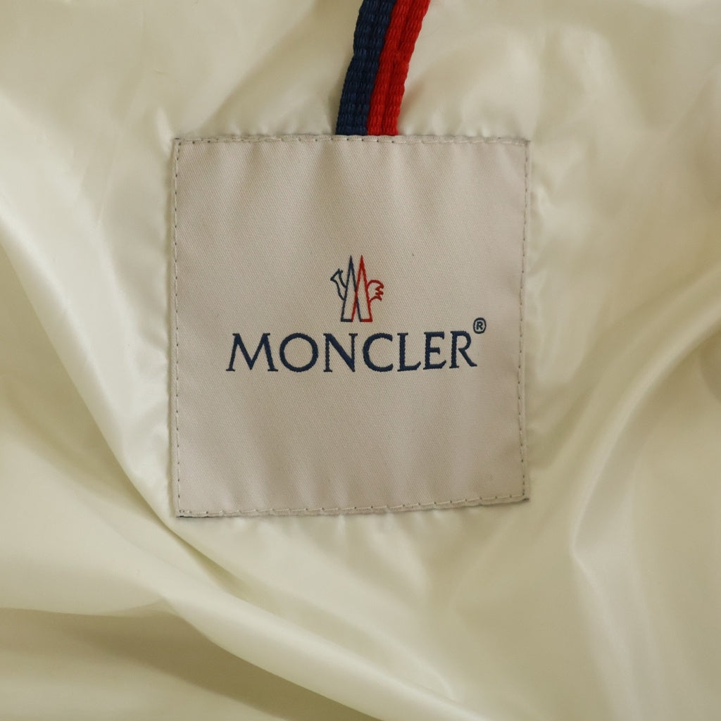 MONCLER(モンクレール) 24AW CARDERE ロゴデザイン フーデッド ダウンジャケット ホワイト J20911A00207
