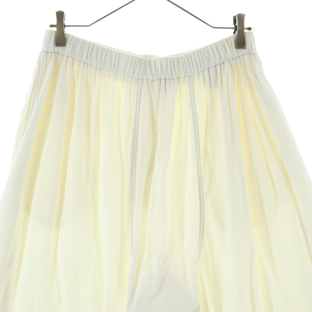 MARNI(マルニ) 19SS コットン ウエストゴム クロップドワイドパンツ アイボリー PJMU0011A0