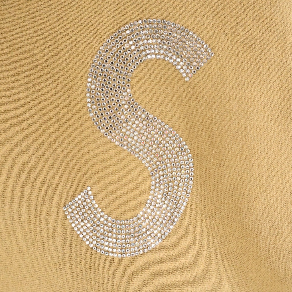 SUPREME(シュプリーム) 21SS Swarovski S Logo Hooded Sweatshirt スワロフスキー Sロゴ プルオーバーフーデッドスウェットシャツ パーカー ブラウン