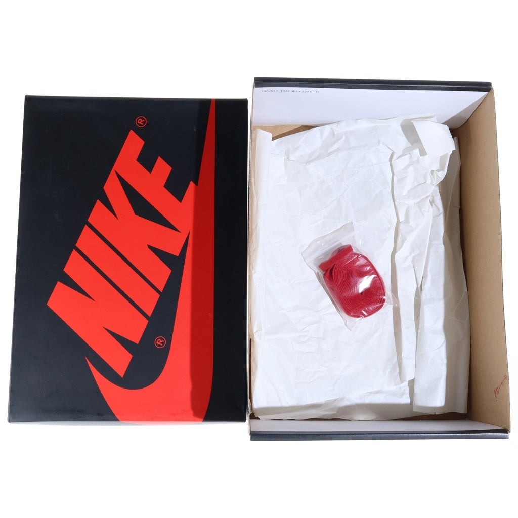 NIKE(ナイキ) AIR JORDAN 1 RETRO HIGH OG BRED TOE エアジョーダン1 レトロ ブレッド トゥ つま黒 ハイカットスニーカー レッド/ブラック/ホワイト US9.5/27.5cm 555088-610