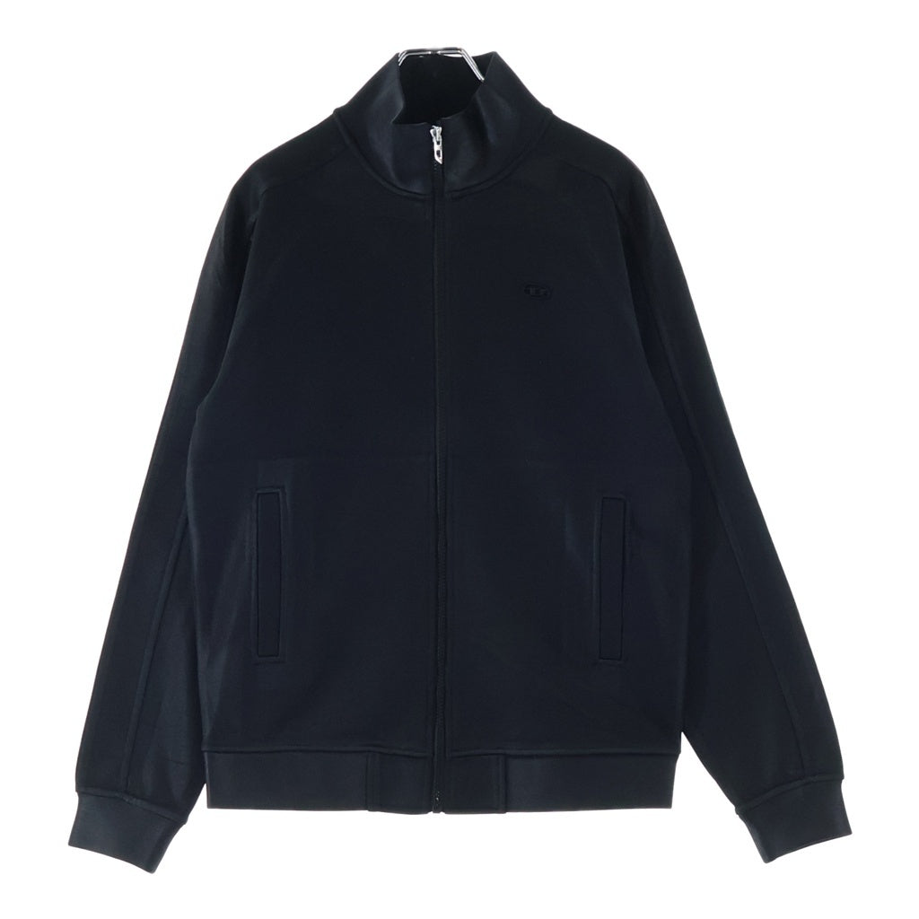 DIESEL(ディーゼル) 26AW S-GLOSSY ロゴプレート グロッシー ジップアップ トラックジャケット ブラック A22631 0NJCD