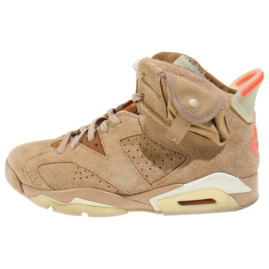 NIKE(ナイキ) ×TRAVIS SCOTT AIR JORDAN6 RETRO SP トラヴィススコット エアジョーダン レトロ ハイカットスニーカー ブラウン US10.5/28.5cm DH0690-200
